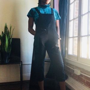 Black Cotton Overall